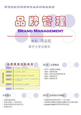 第一章 品牌概述 -- 品牌管理的基礎概念、價值與下載資源導航